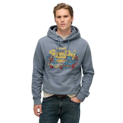 суичър,мъжки,пуловери,superdry,vl,tokyo,relaxed,fit,hoodie,grey,(flint,stone,blue,grey)