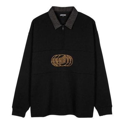 блуза,мъжки,пуловери,дамски,пуловери,santa,cruz,change,crew,half,zip,sweatshirt,black,(black)