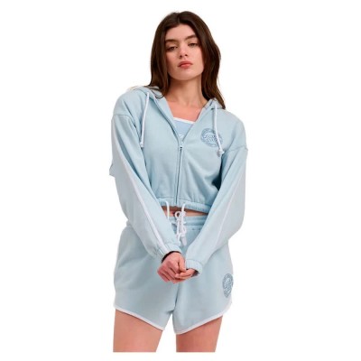 карирана,риза,дамски,блузи,santa,cruz,check,outline,ringed,dot,full,zip,sweatshirt,blue,(fresh,blue)