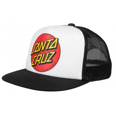 шапка,всички,шапки,santa,cruz,classic,dot,meshback,cap,white,black,(white)