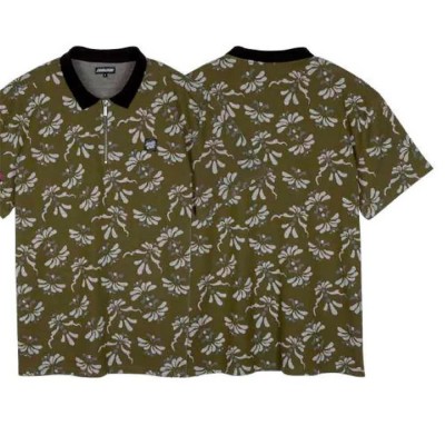 дамски,блузи,с,яка,мъжки,блузи,с,яка,santa,cruz,fleck,short,sleeve,polo,green,(muerte)