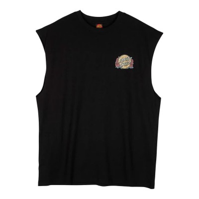 тениска,мъжки,тениски,santa,cruz,guzman,dot,sleeveless,t,shirt,black,(black)