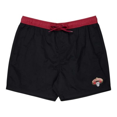 бански,гащета,мъжки,бански,костюми,santa,cruz,guzman,skull,swimming,shorts,black