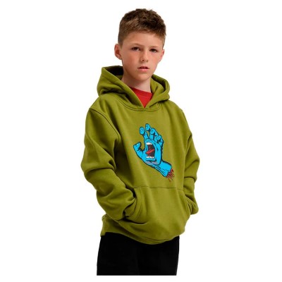 суичър,детски,блузи,santa,cruz,screaming,hand,hoodie,green,(iguana)