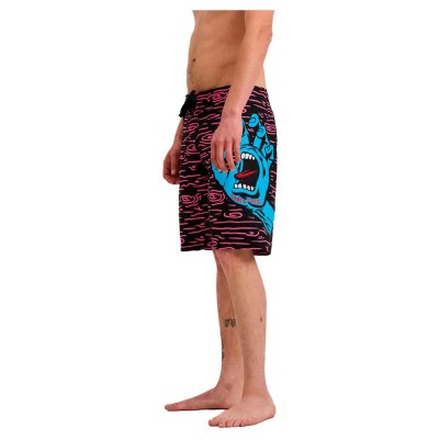 бански,гащета,мъжки,бански,костюми,santa,cruz,screaming,hand,swimming,shorts,black,(neon,wood)