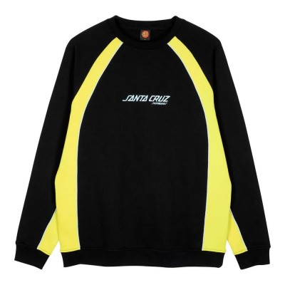 блуза,мъжки,пуловери,дамски,пуловери,santa,cruz,strip,front,racer,crew,sweatshirt,black,(blond,wood,fresh,blue)