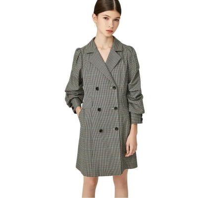 сако,дамски,поли,и,рокли,lily,blazer,dress,light,coffee,(grey)