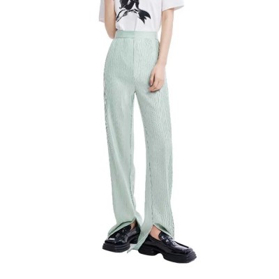 панталони,дамски,панталони,lily,designer,split,pants,gray,green,(green)