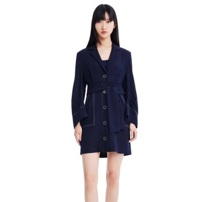 рокля,дамски,поли,и,рокли,lily,fashionable,suit,dress,navy,blue,(blue)