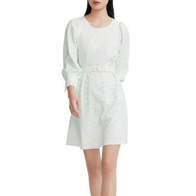 рокля,дамски,поли,и,рокли,lily,plaid,printed,dress,mint,green,(green)