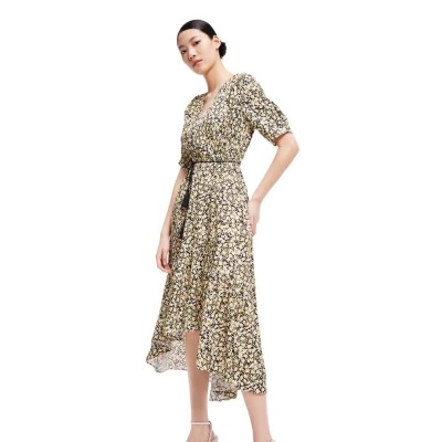 рокля,дамски,поли,и,рокли,lily,romantic,printed,dress,black,(beige)