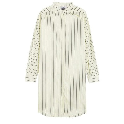 рокля,дамски,поли,и,рокли,lily,temperament,striped,dress,off,white,(beige)