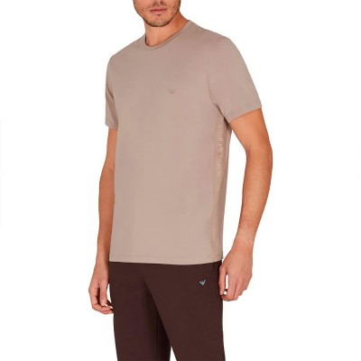 тениска,мъжки,тениски,emporio,armani,basic,elastic,short,sleeve,t,shirt,beige