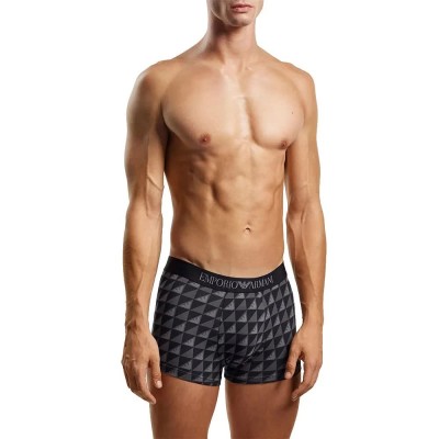 боксерки,мъжко,бельо,emporio,armani,classic,pattern,mix,trunk,boxers,black,(black,eagle,check)