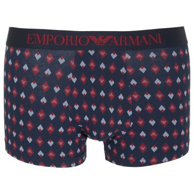 боксерки,мъжко,бельо,emporio,armani,classic,pattern,mix,trunk,boxers,blue,(eagle,rhombus)