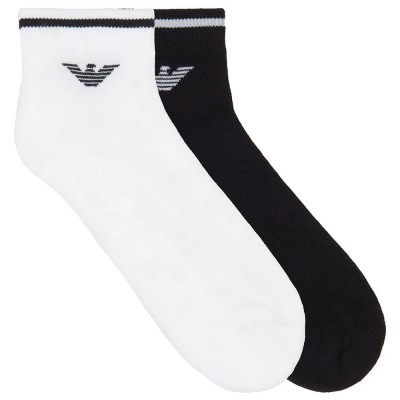 чорапи,мъжки,чорапи,emporio,armani,em000538,af18275,socks,white,black,(white,black,white)
