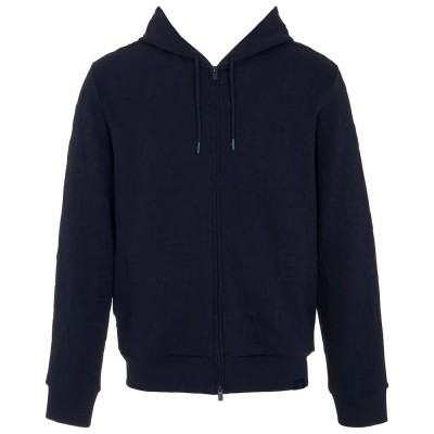 блуза,мъжки,пуловери,emporio,armani,embossed,terry,full,zip,sweatshirt,blue,(3d,navy)