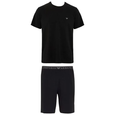 пижама,мъжки,пижами,emporio,armani,endurance,pyjama,black,(black,black)