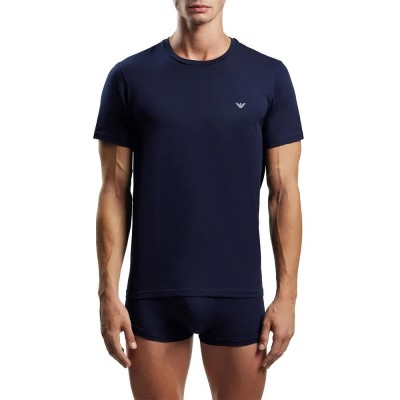 тениска,мъжки,тениски,emporio,armani,endurance,short,sleeve,t,shirt,2,units,blue,(melange,grey,navy)