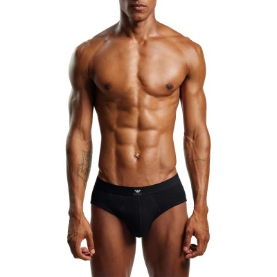 мъжко,бельо,emporio,armani,essential,logolabel,slips,3,units,black,(black,black)