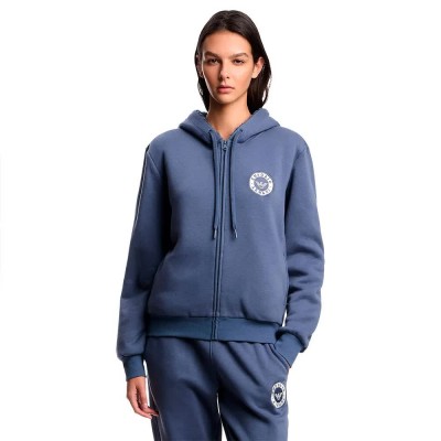 поларена,блуза,дамски,блузи,emporio,armani,fuzzy,fleece,full,zip,sweatshirt,blue,(vintage,blue)