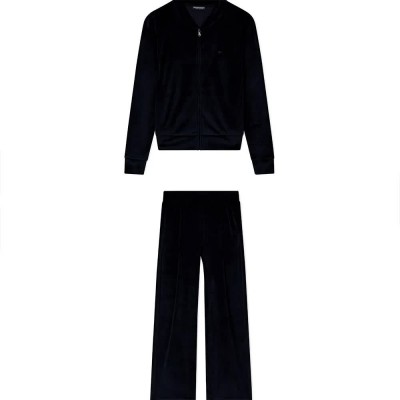 анцуг,дамски,анцузи,emporio,armani,ew001968,chenille,tracksuit,black,(black)