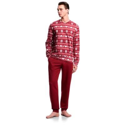 пижама,мъжки,пижами,emporio,armani,holidays,jaquard,pyjama,red,(bourdeaux,jacquard,bourdeaux)