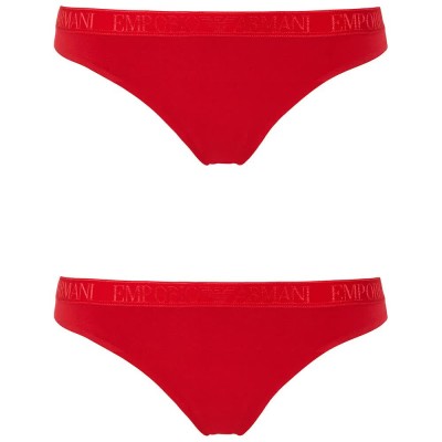 дамско,бельо,дамски,бикини,и,танкини,emporio,armani,iconic,microfiber,thong,2,units,red,(red,red)