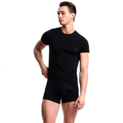 боксерки,мъжко,бельо,emporio,armani,megalogo,set,boxers,black,(black)