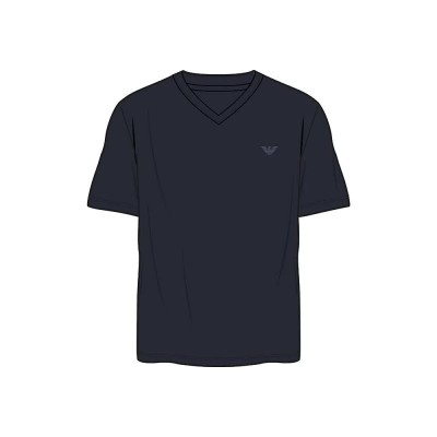 тениска,мъжки,тениски,emporio,armani,soft,modal,short,sleeve,v,neck,t,shirt,blue,(navy)