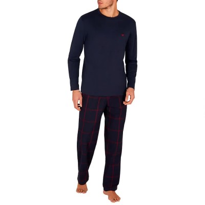 пижама,мъжки,пижами,emporio,armani,tartan,flannel,pyjama,blue,(navy,bourdeaux,check)