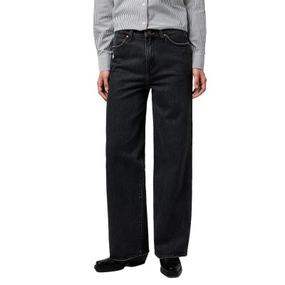 дънки,дамски,панталони,wrangler,112371182,straight,loose,fit,jeans,black,(black,sand)