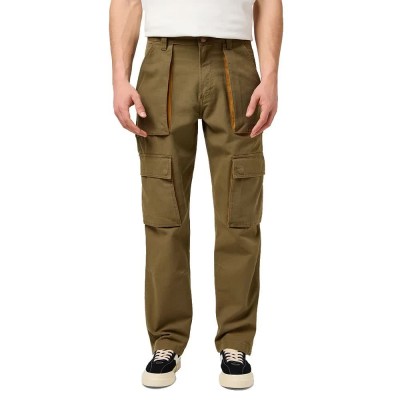 панталони,мъжки,панталони,wrangler,cj,relaxed,fit,cargo,pants,beech,(green)