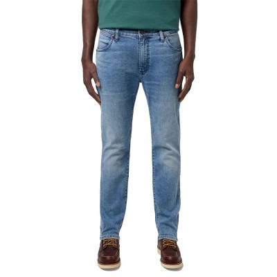 дънки,мъжки,панталони,wrangler,larston,slim,fit,jeans,blue,(indigo,valley)