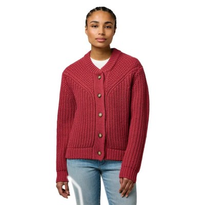 жилетка,дамски,пуловери,дамски,плетени,дрехи,wrangler,western,regular,fit,cardigan,earth,red,(red)