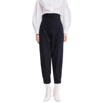 панталони,дамски,панталони,lily,lace,up,slim,fit,pants,black