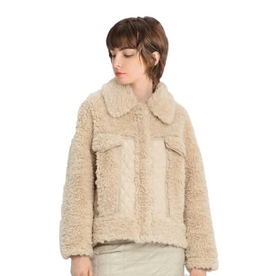 палто,дамски,якета,и,палта,lily,lamb,like,coat,khaki,(beige)