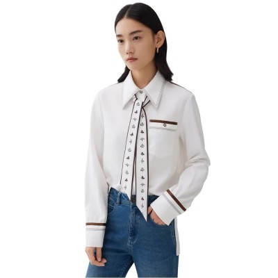 дамски,блузи,дамски,ризи,lily,vintage,old,flower,ribbon,shirt,white