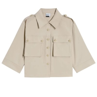 дамски,блузи,дамски,ризи,lily,workwear,3,4,sleeve,shirt,light,beige,coffee,(beige)
