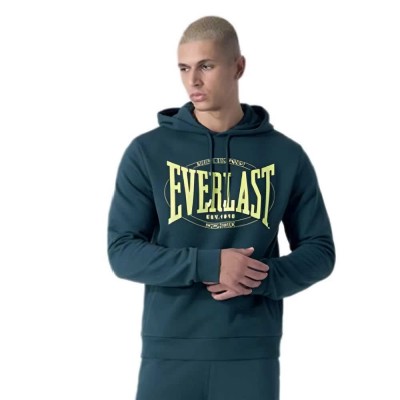 суичър,мъжки,пуловери,everlast,with,logo,hoodie,green,(petroleum,green)