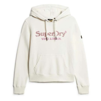 суичър,дамски,блузи,superdry,metallic,venue,hoodie,refurbished,beige