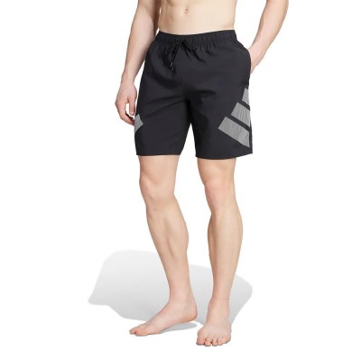 бански,гащета,мъжки,бански,костюми,adidas,big,bars,8´´,swimming,shorts,black,white,(black)