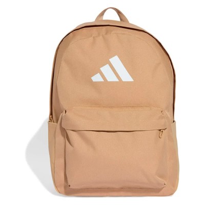 раница,раници,adidas,classic,3,bar,logo,27l,backpack,warm,sandstone,white,(brown)