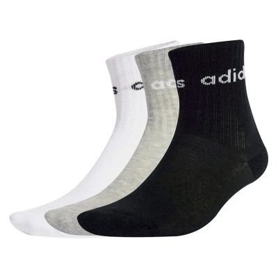 чорапи,детски,чорапи,adidas,linear,crew,socks,3,units,white,medium,grey,heather,black