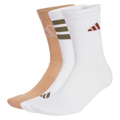 чорапи,мъжки,чорапи,adidas,logo,crew,socks,3,units,brown,white,(white,olive,strata,warm,sandstone)