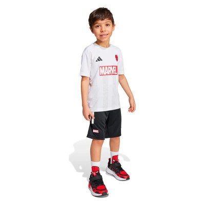 детски,екипи,детски,облекла,за,момчета,adidas,marvel,spider,man,tee,set,white,black,(white)