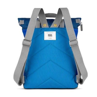 раница,раници,roka,london,canfield,b,creative,waste,recycled,canvas,backpack,blue
