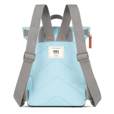 раница,раници,roka,london,canfield,b,recycled,nylon,backpack,blue