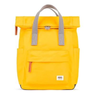 раница,раници,roka,london,canfield,b,recycled,nylon,backpack,saffron,(yellow)