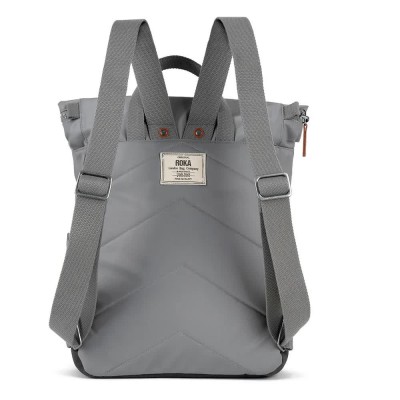 раница,раници,roka,london,canfield,b,recycled,nylon,backpack,stormy,(grey)